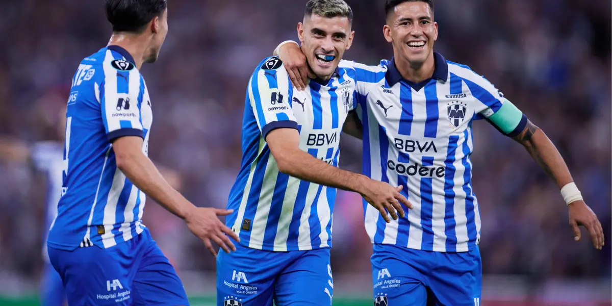 Germán Berterame pelo Monterrey. Foto: Divulgação