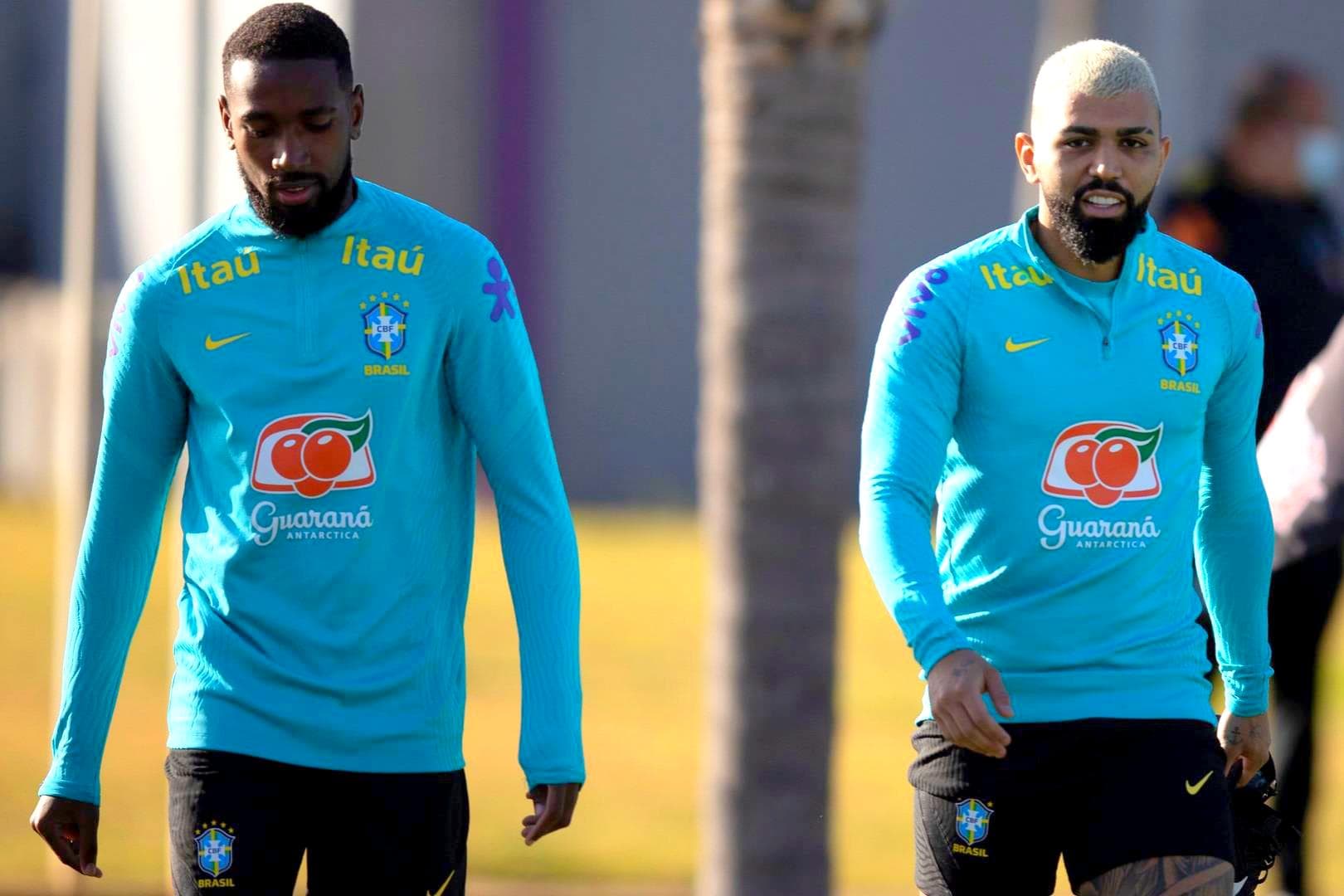 Gerson se reencontrou com Gabriel Barbosa na Seleção Brasileira para viver dupla dos sonhos que brilhou no Flamengo
