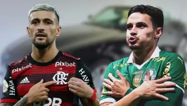 Giorgian de Arrascaeta e Raphael Veiga