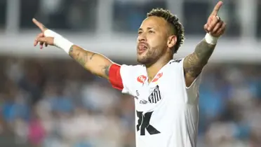 Gol de Neymar em Santos x Sport — Foto: Mauricio De Souza/AGIF