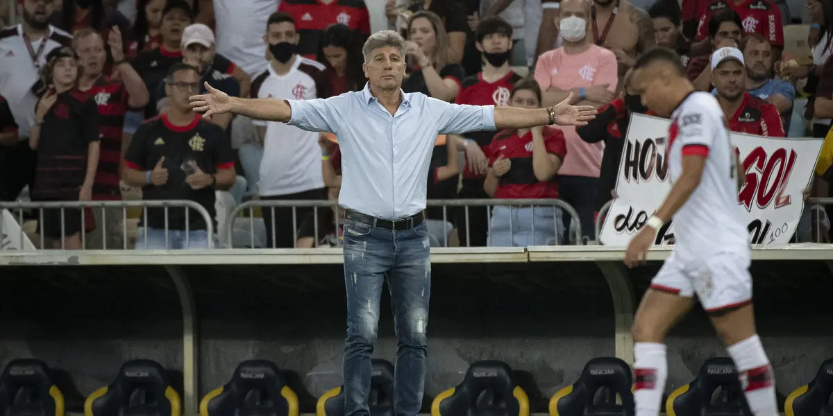 Goleada do Flamengo enche Renato Portaluppi de confiança para a final da Copa Libertadores com recado ao Palmeiras