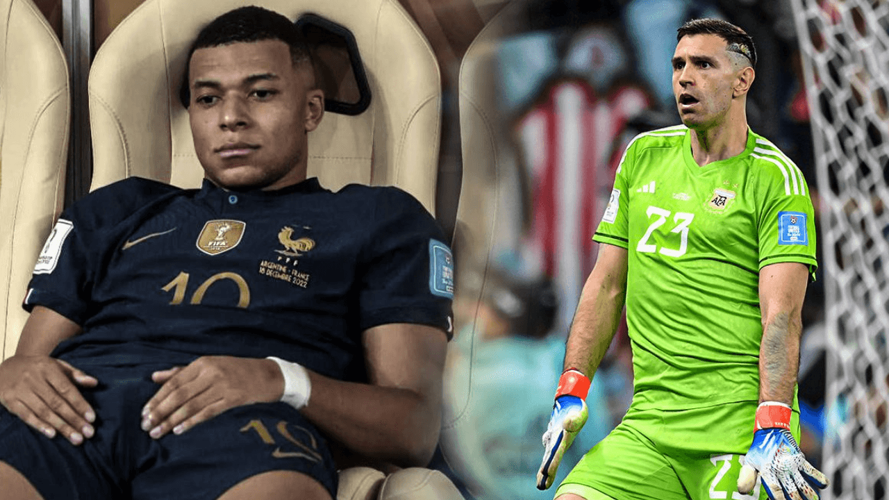 Goleiro da Argentina voltou a provocar o atacante do Paris Saint-Germain em comemoração