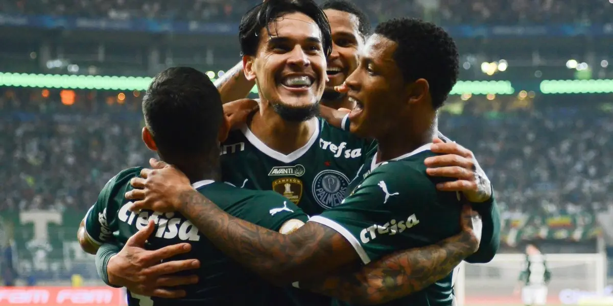 Gols de Gustavo Scarpa, Zé Rafael e Gustavo Gómez (2) ajudaram na virada contra o Atlético Goianiense