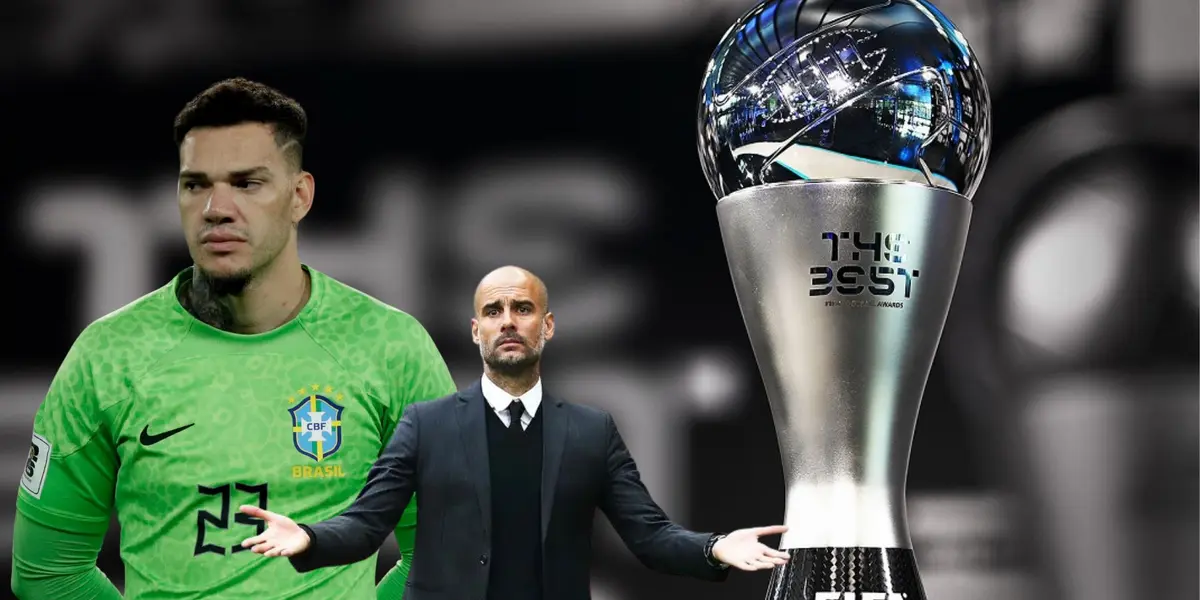 Guardiola comemorou vitória de seu goleiro