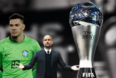 Guardiola comemorou vitória de seu goleiro