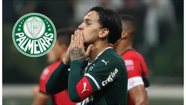 Gustavo Gómez com a camisa do Palmeiras