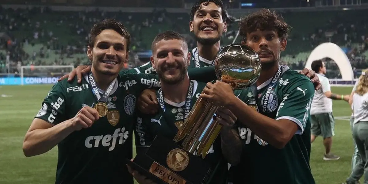 Gustavo Gómez foi o melhor jogador em campo na vitória do Verdão