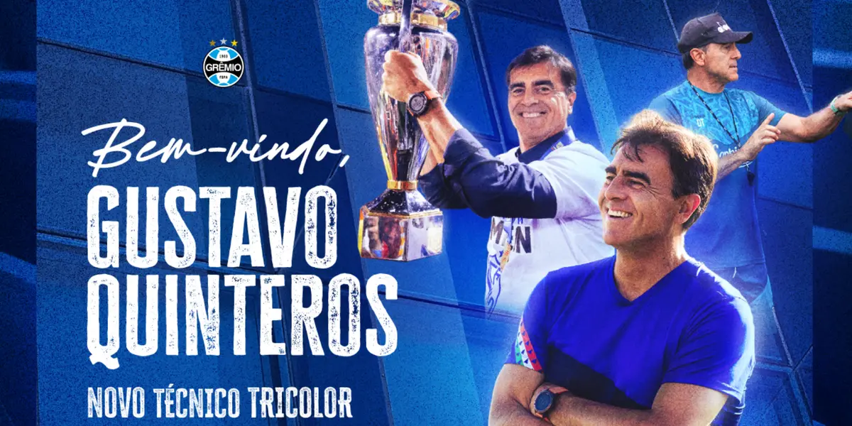 Gustavo Quinteros é o novo técnico do Grêmio