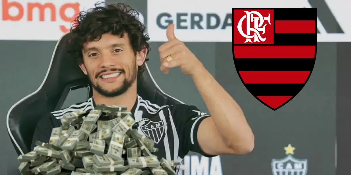 Gustavo Scarpa recebe salário milionário no Galo