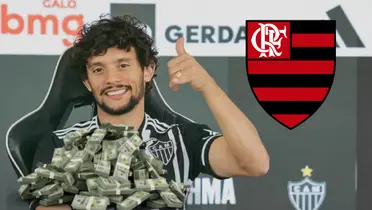 Gustavo Scarpa recebe salário milionário no Galo