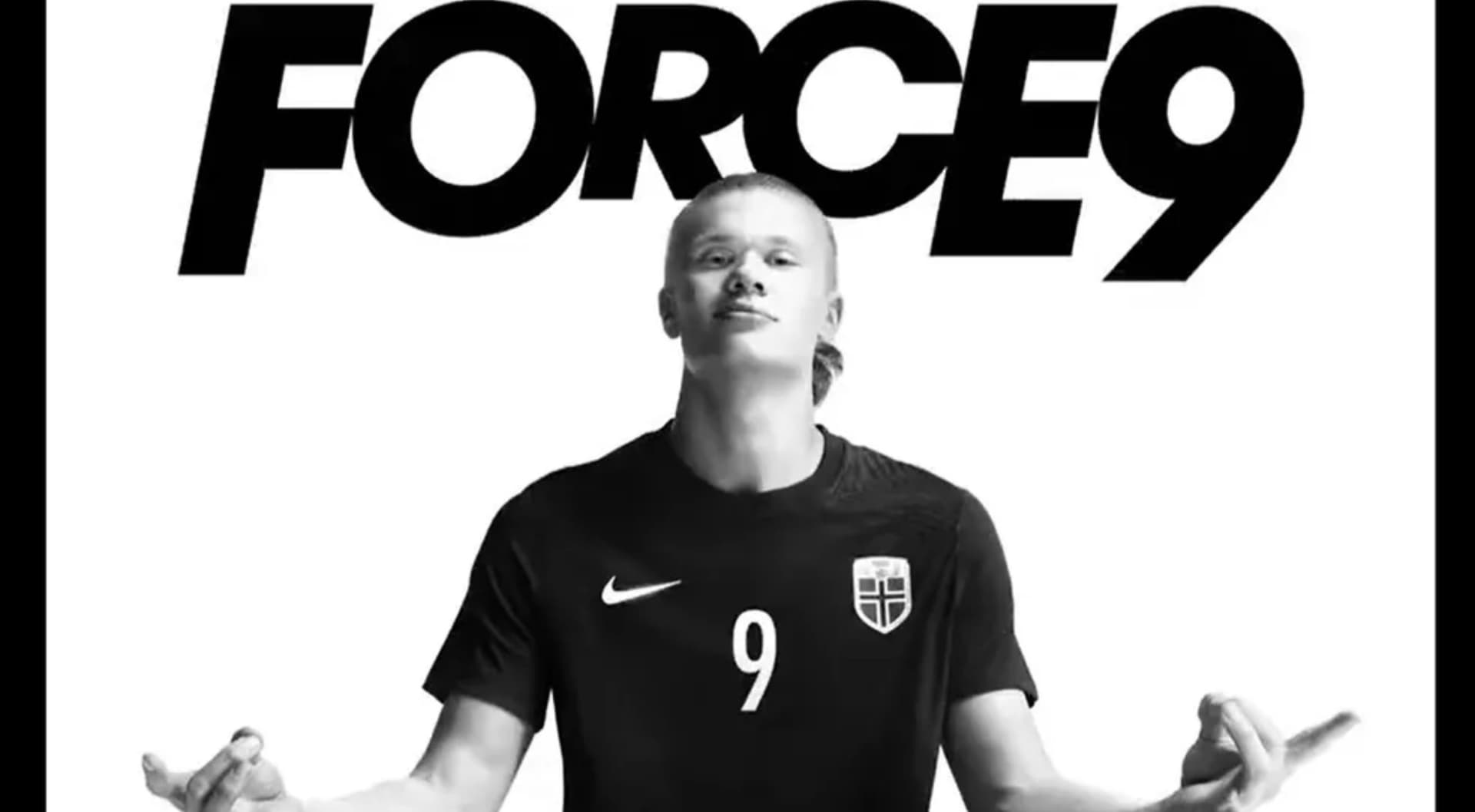Haaland e Nike anunciaram acordo de patrocínio