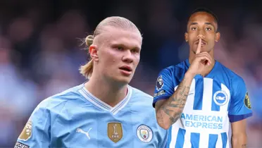 Haaland em ação pelo City e João Pedro no Brighton