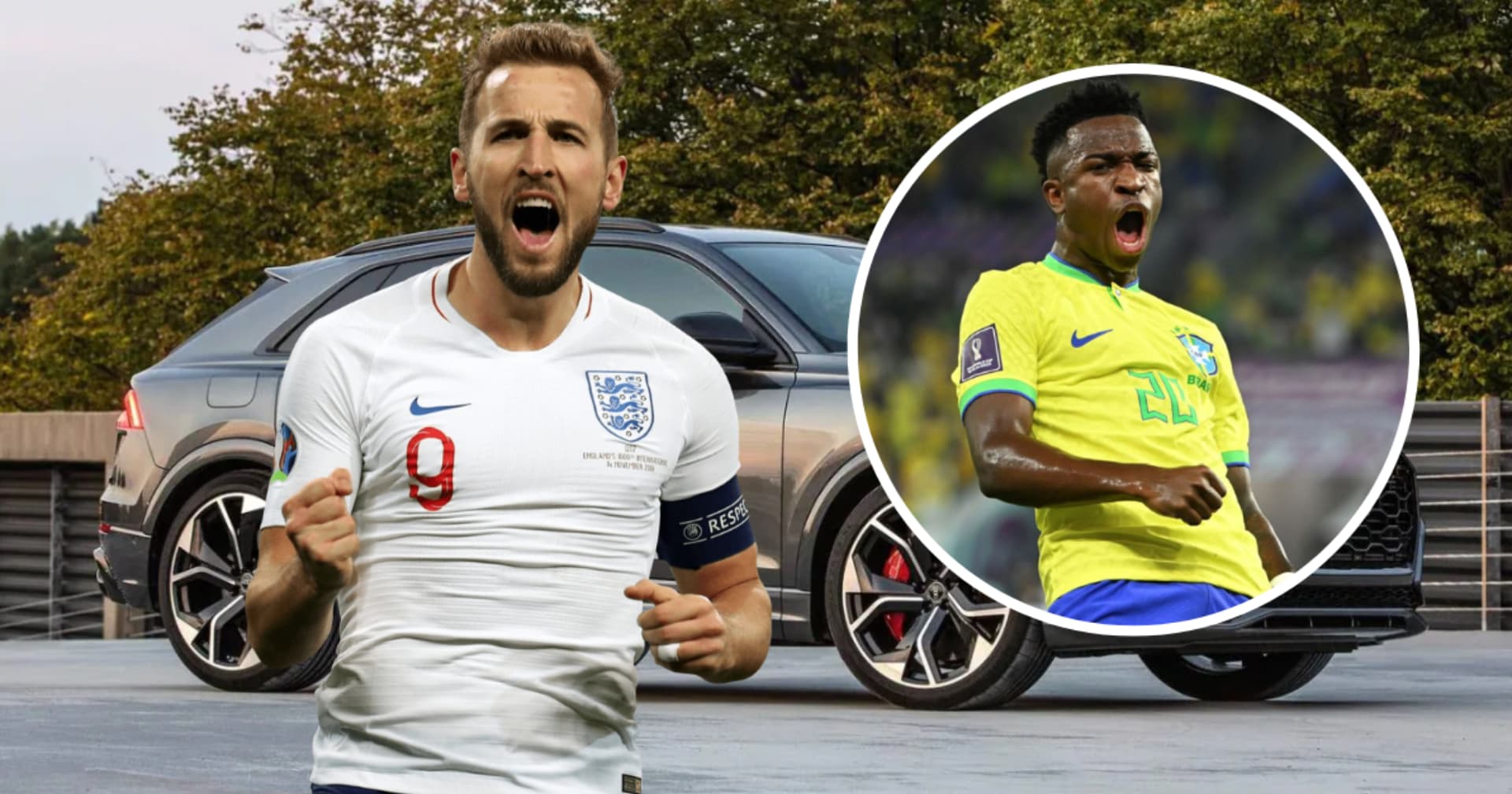 Harry Kane e Vini Jr