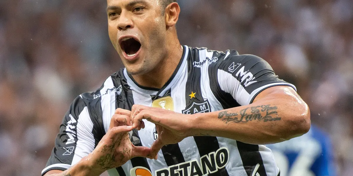 Hulk e a foto publicada que gerou incômodo entre torcedores do Galo