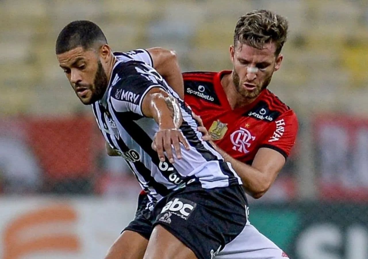 Hulk e Léo Pereira se estranharam após “jogo do ano” pelo Campeonato Brasileiro entre Flamengo e Atlético-MG