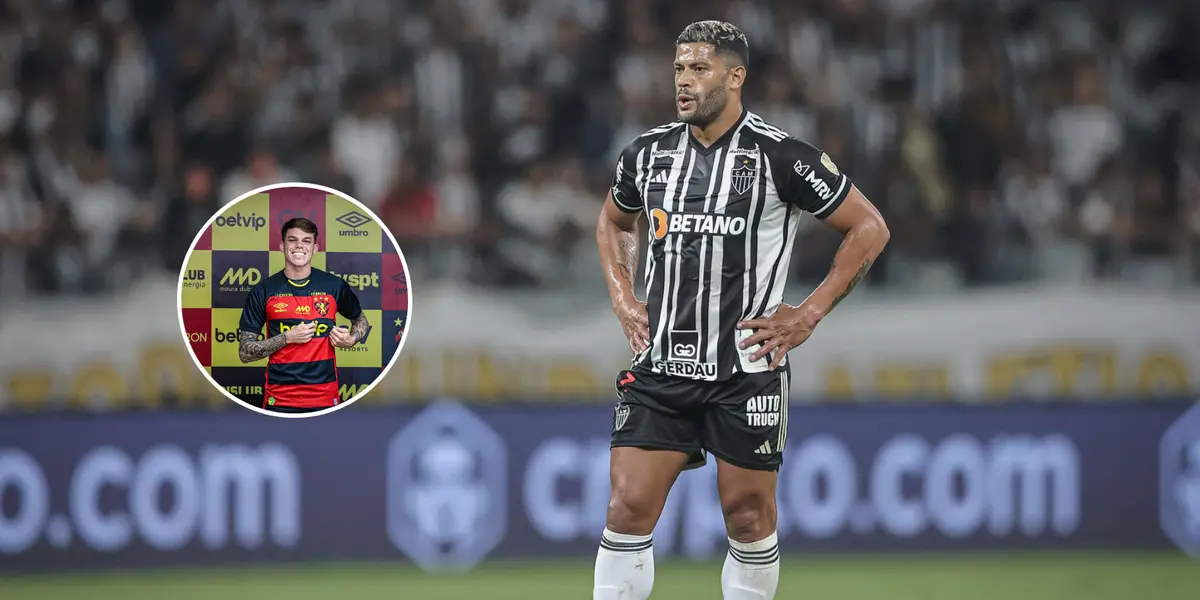 Hulk em partida do Atlético-MG