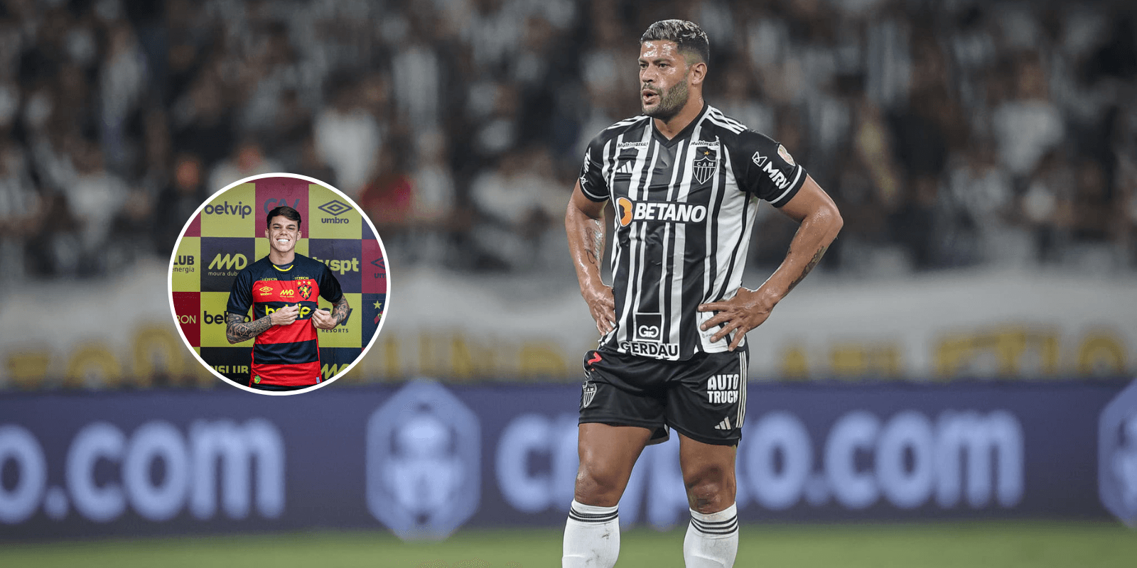 Hulk em partida do Atlético-MG