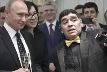 Ídolo argentino já aprontou das suas com o presidente russo