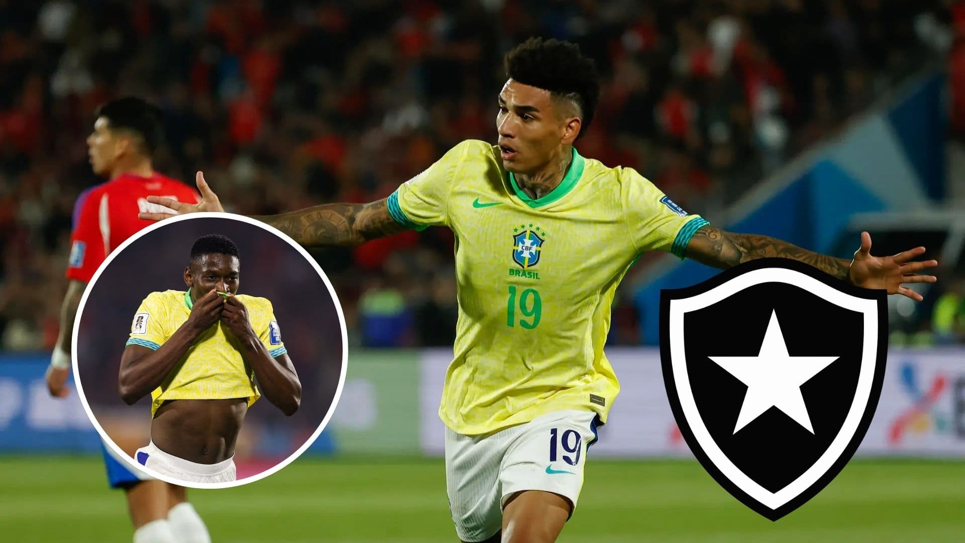 Igor Jesus - Luiz Henrique (Foto: Seleção Brasileira)