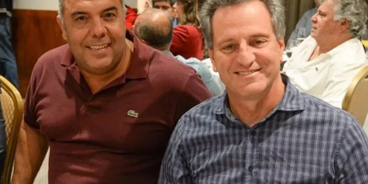 Imagem de presidente e vice-presidente de futebol que circula nas redes chocou a Nação