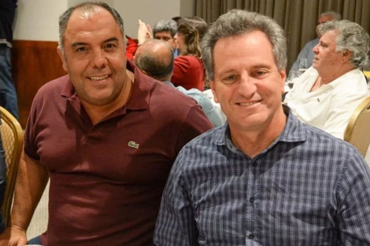 Imagem de presidente e vice-presidente de futebol que circula nas redes chocou a Nação