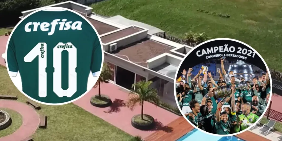 Imóvel do ex-jogador do Verdão tem terreno de 3 mil metros quadrados