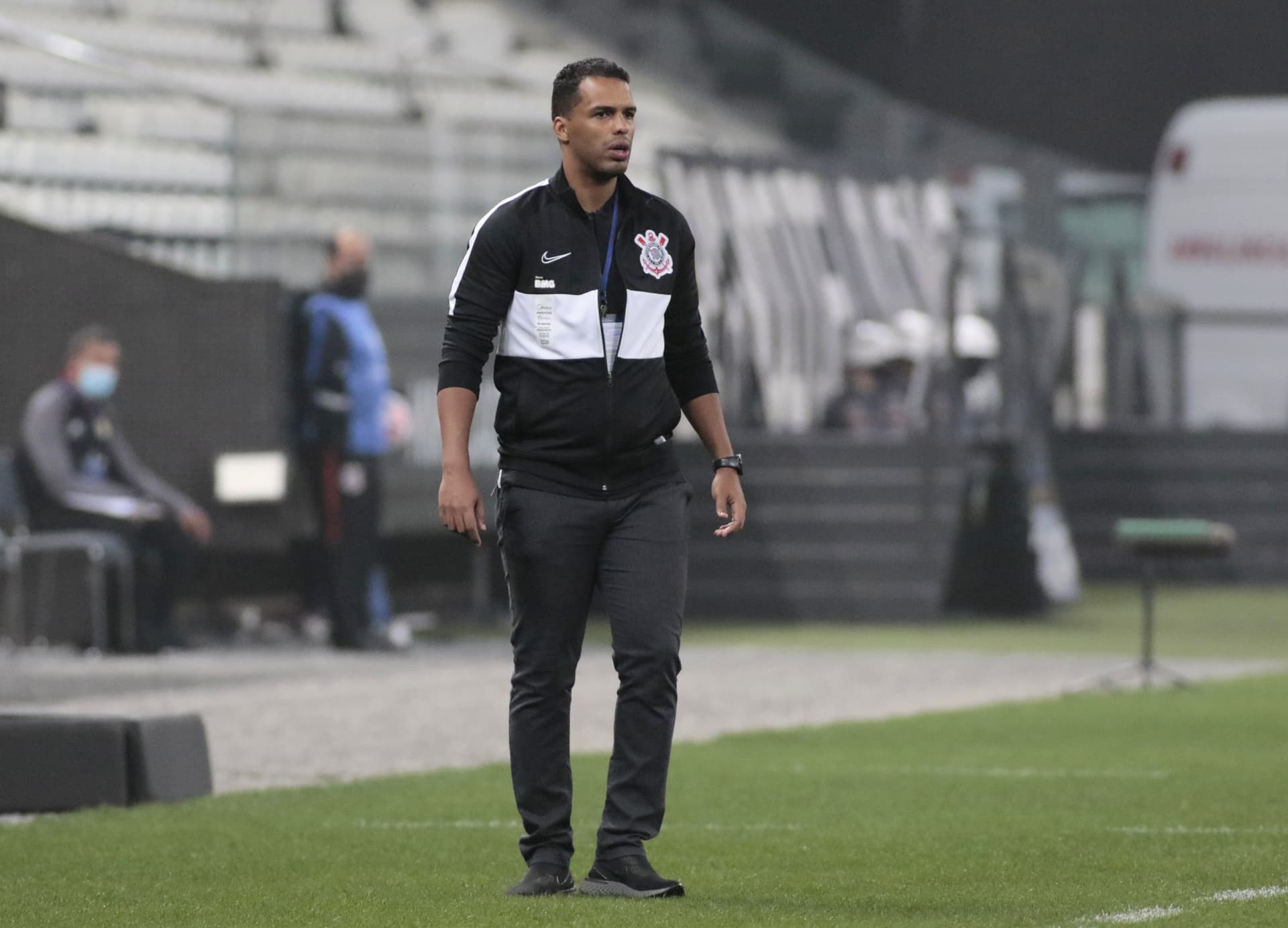 Interino concedeu entrevista após outra boa atuação do Corinthians no Paulistão