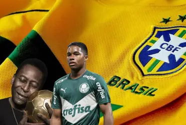 Internautas notaram uma forte semelhança entre o astro do Palmeiras e o Rei do Futebol