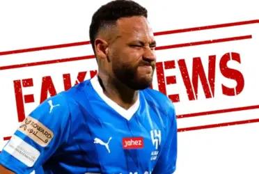 Inventaram que o Al-Hilal teria rescindido com Neymar Jr