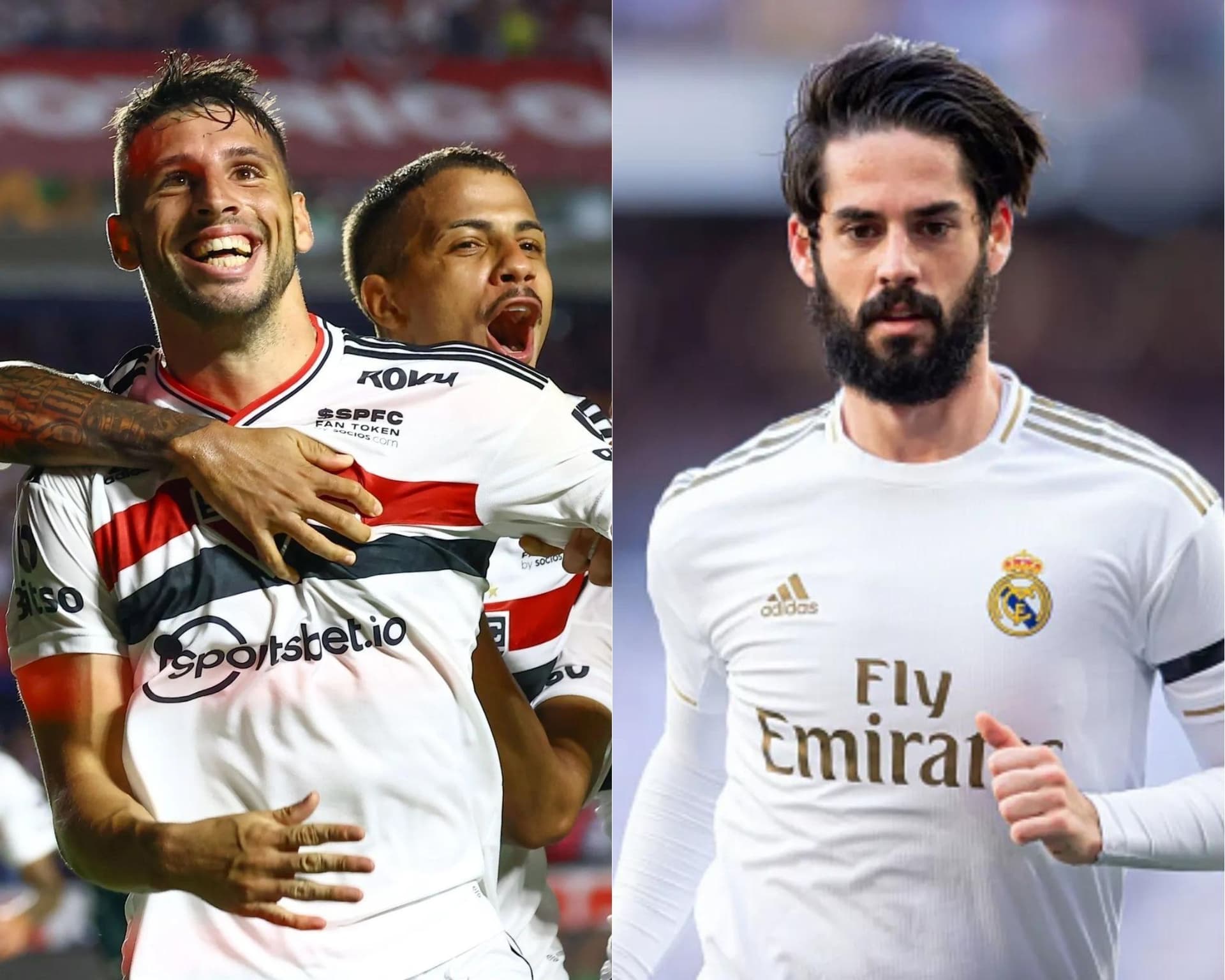 Isco, ex-jogador do Real Madrid, atualmente é um agente livre e especula-se sobre sua possível chegada ao Brasil, onde outro craque