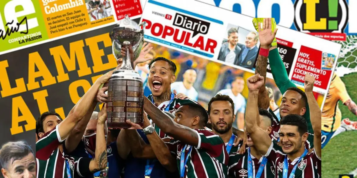 Já são vendidos no Rio de Janeiro, poster com o Fluminense campeão da Libertadores