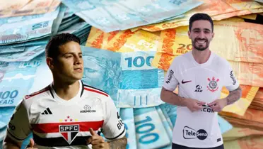 Se Igor Coronado vale R$ 30 milhões, o valor de James Rodríguez no São Paulo