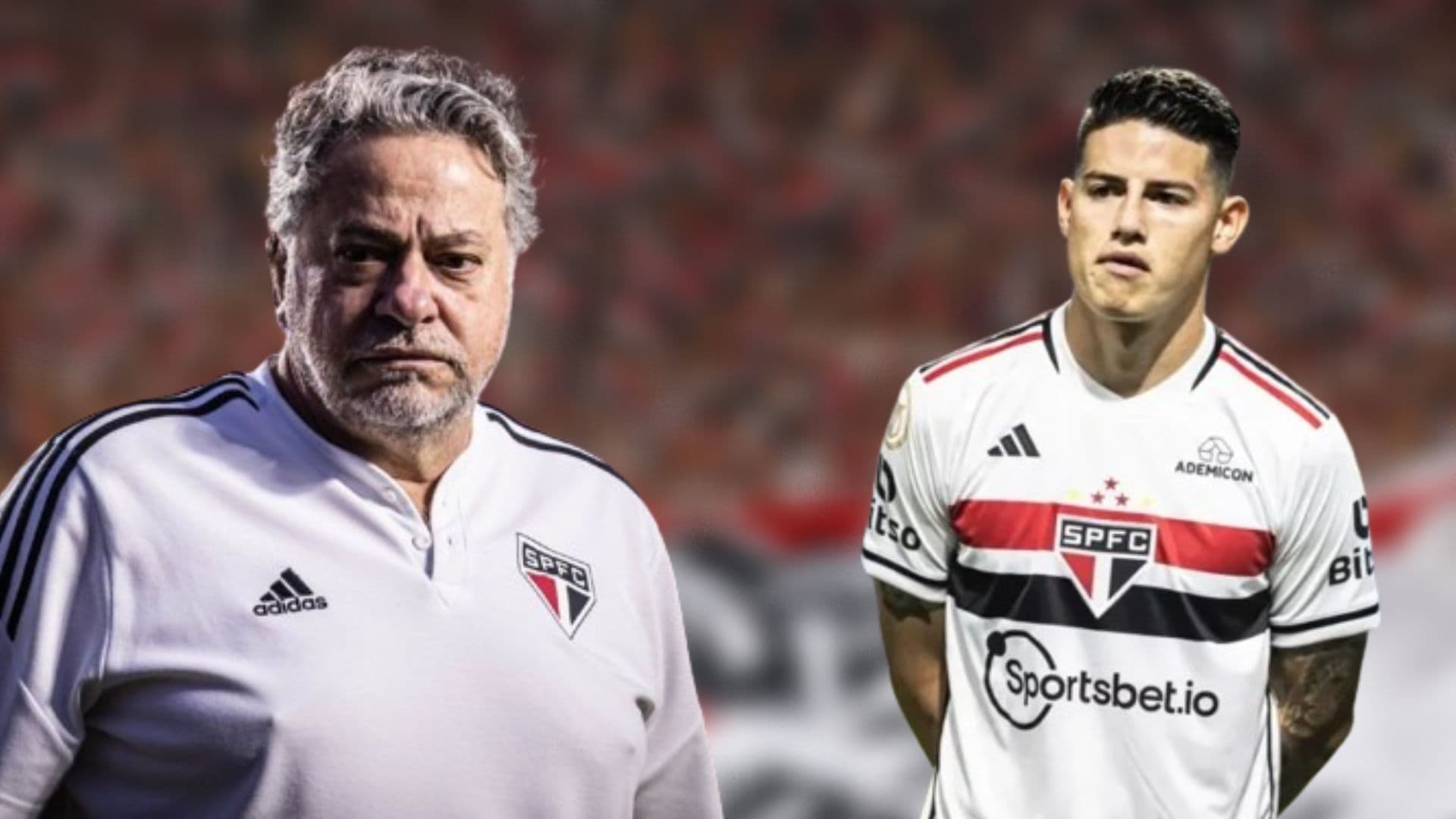 James Rodríguez está fora do São Paulo