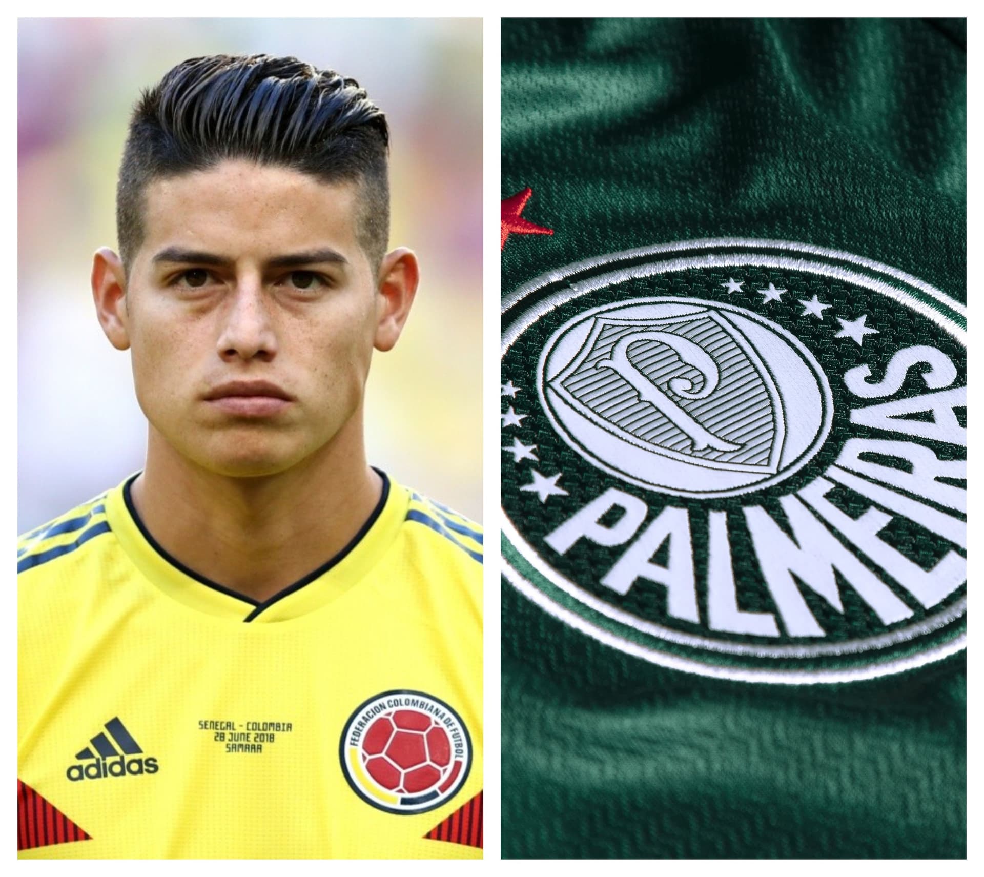 James Rodríguez está livre no mercado e poderia reforçar o Palmeiras