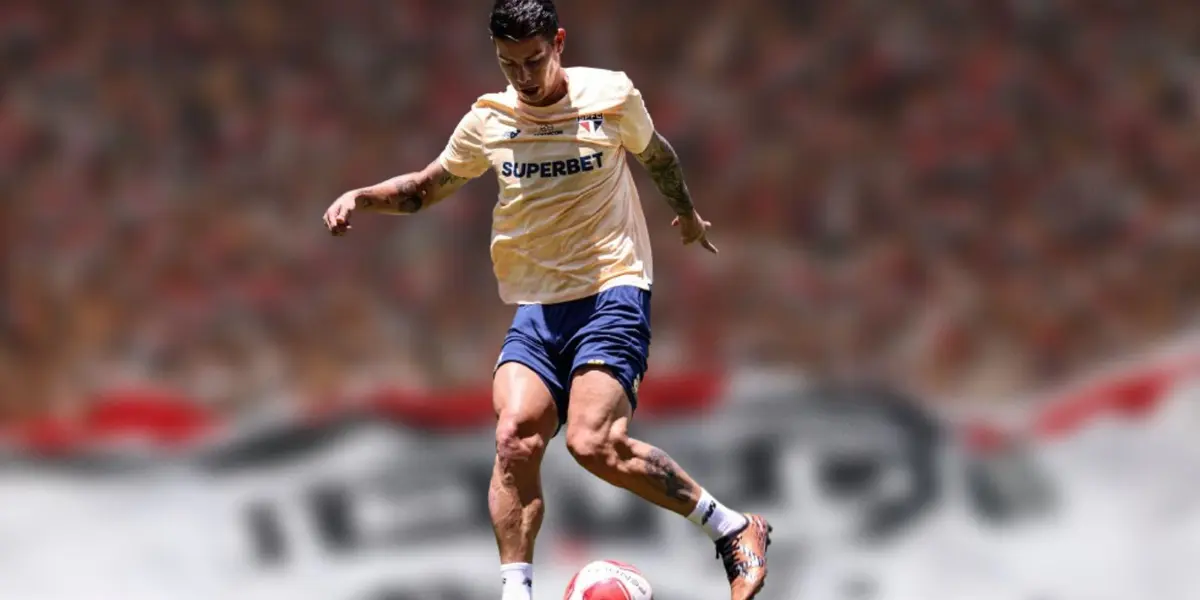 James Rodríguez marca gol impressionante em treino pelo São Paulo