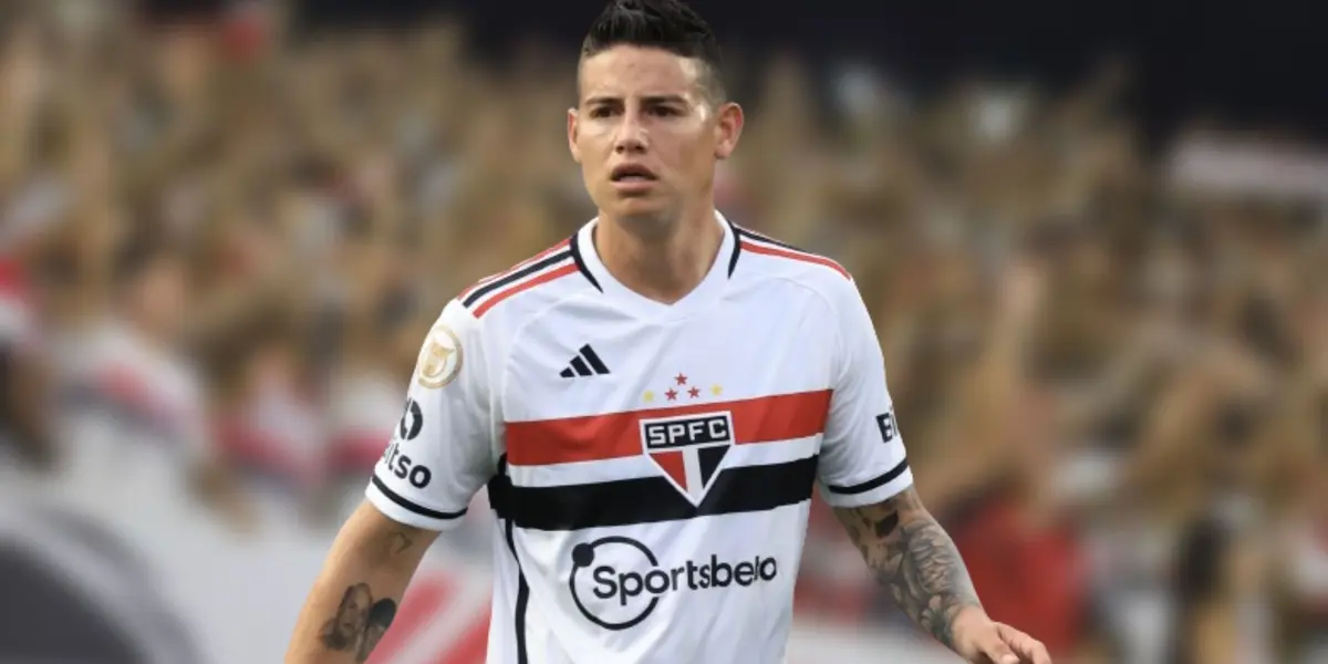 James Rodríguez muda de numeração no São Paulo