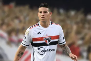 James Rodríguez muda de numeração no São Paulo