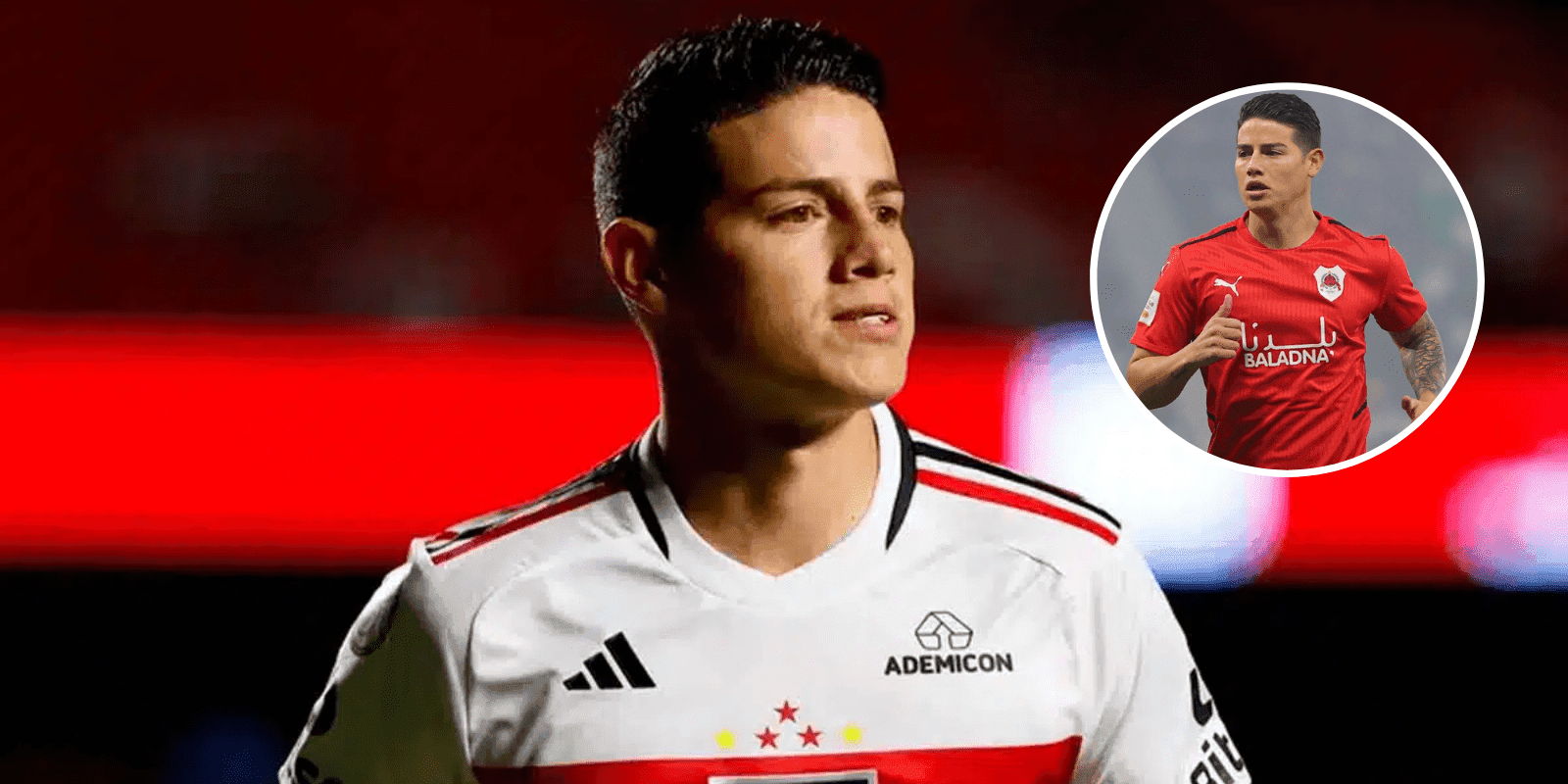 James Rodríguez relatou sobre como viveu no Qatar