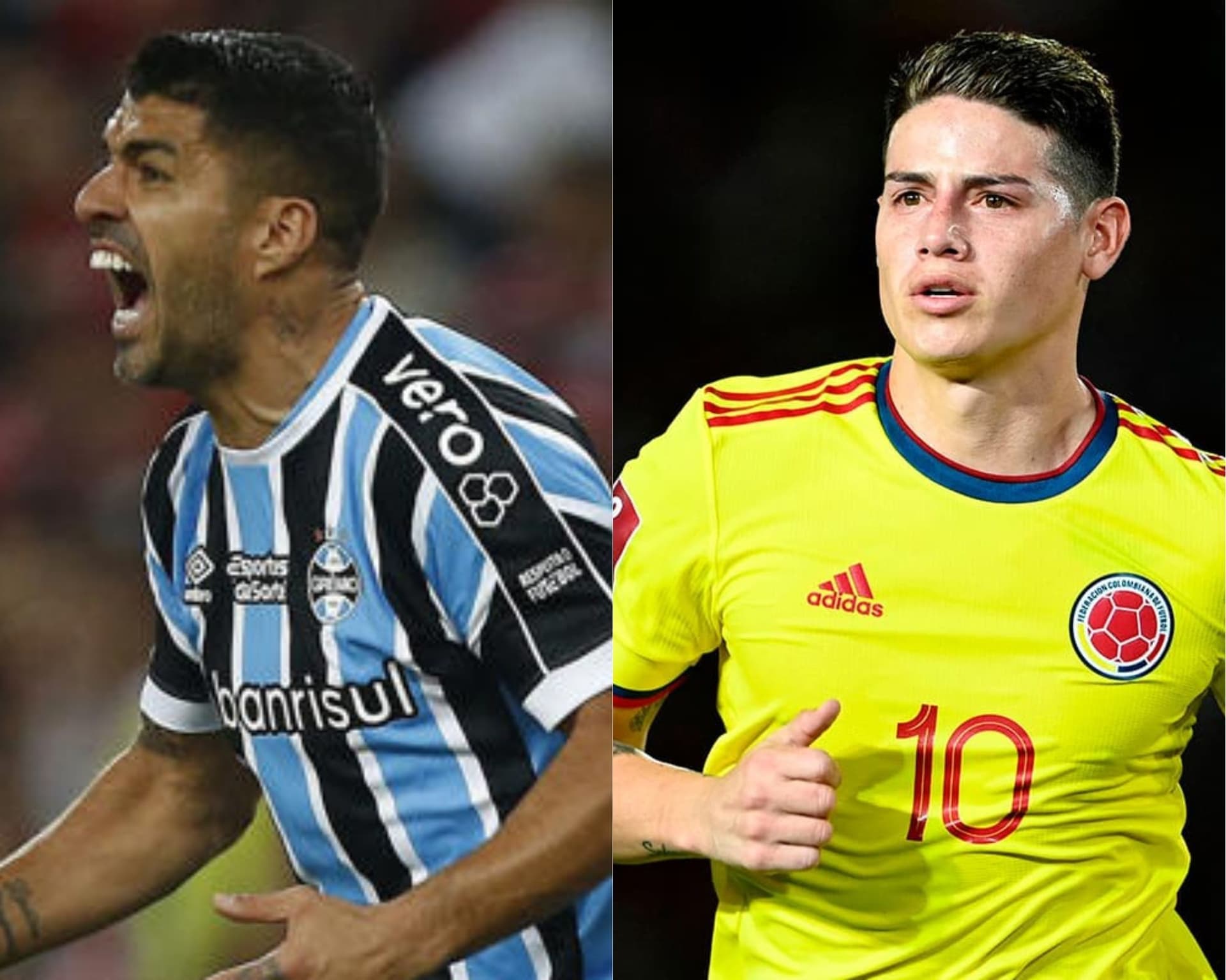 James Rodríguez, um renomado jogador de futebol colombiano, manifestou interesse em ingressar no Grêmio, assim como Luis Suárez