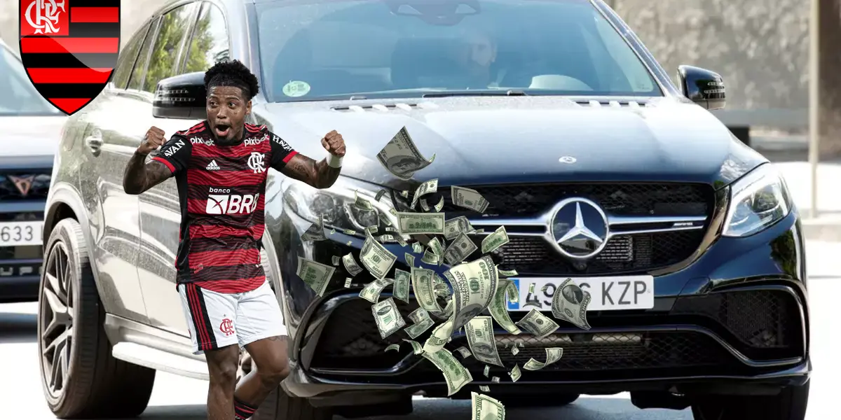 Jogador chegou esse ano ao Mengão, após passagem de quase três anos pelo Santos