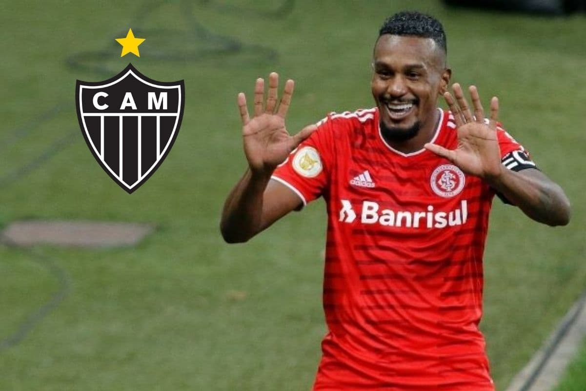 Jogador chegou a negociar com o Galo em janeiro, mas acabou permanecendo no Inter