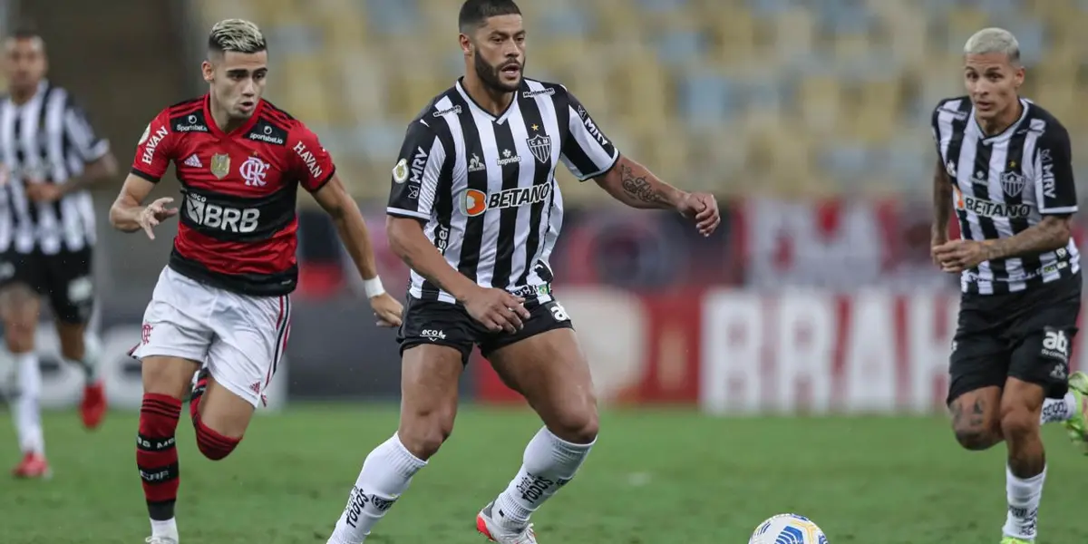 Jogador do Atlético-MG foi flagrado em gesto que não caiu bem entre os torcedores do Flamengo