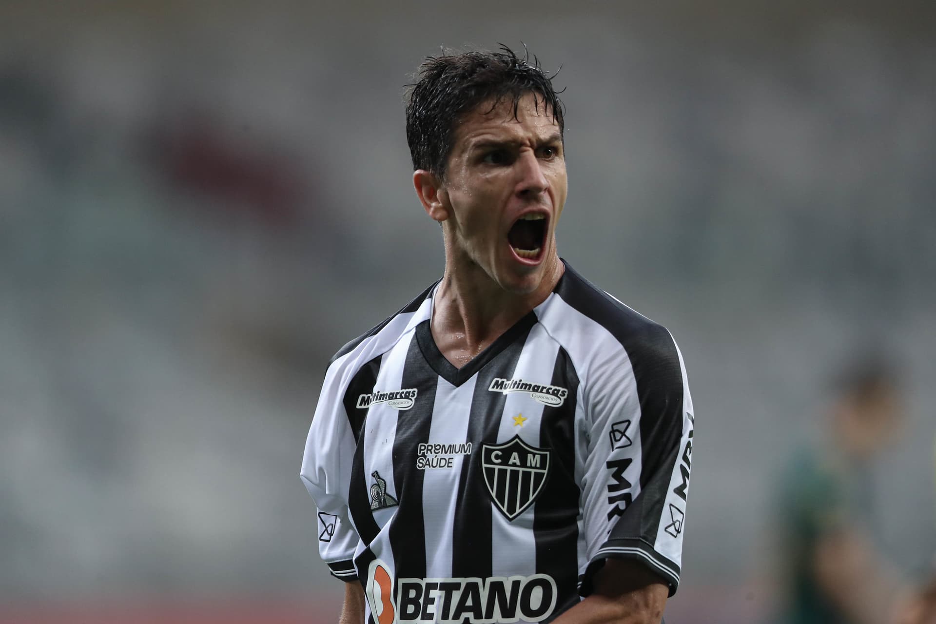 Jogador do Atlético Mineiro teve motivo a mais para comemorar título contra o Flamengo