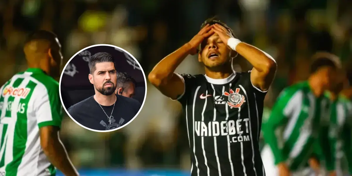 Jogador do Corinthians lamenta resultado