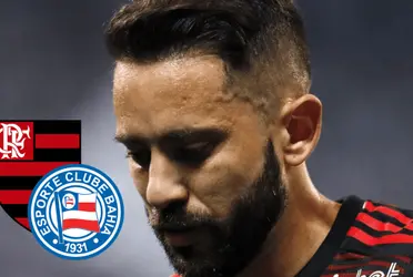 Jogador do Flamengo aceitou proposta do Bahia para temporada de 2024