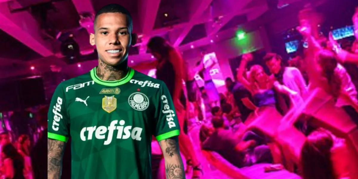 Jogador do Palmeiras foi filmado em momento íntimo