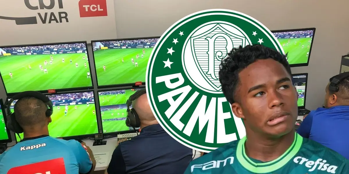 Jogador do Palmeiras não foi expulso após lance claro de agressão