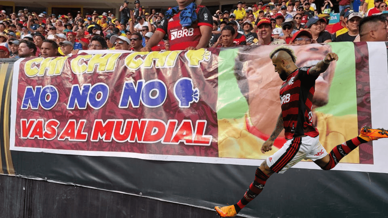 Jogador entrou na segunda etapa da partida e foi muito vaiado por equatorianos