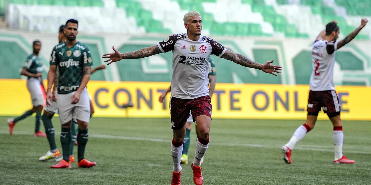 Jogador fez o gol de empate do Flamengo na partida de ontem (20) pela Copa do Brasil