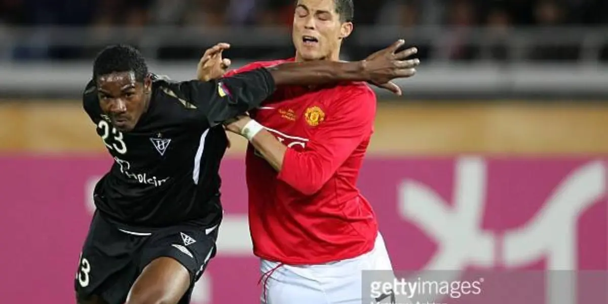Jogador foi campeão da Libertadores pela LDU e enfrentou astro português no Mundial de Clubes
